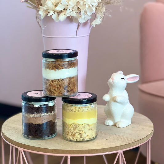 Easter Cake Jars